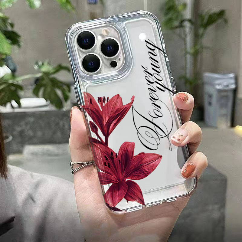 Burgundy Lily English Letter P - đánh giá và giá Phone Cases Xr Iphone