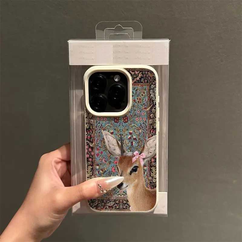 Vintage Deer Lichee Silicone P - đánh giá và giá Phone Cases Xiaomi 15