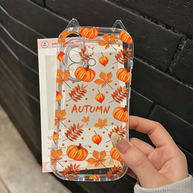 Autumn Pumpkin Falling Leaves  - đánh giá và giá Phone Cases For Iphone 16