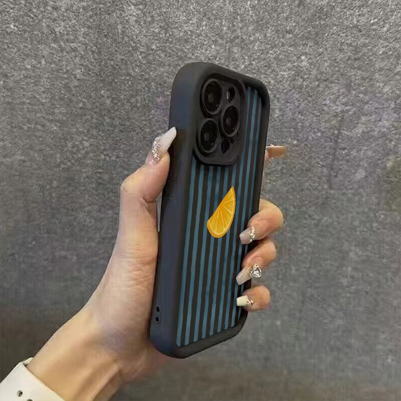 Striped Lemon Slice Pattern Ph - đánh giá và giá Phone Cases Xr Iphone