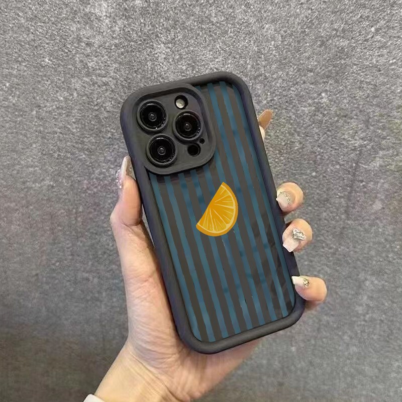 Striped Lemon Slice Pattern Ph - đánh giá và giá Phone Cases Xr Iphone