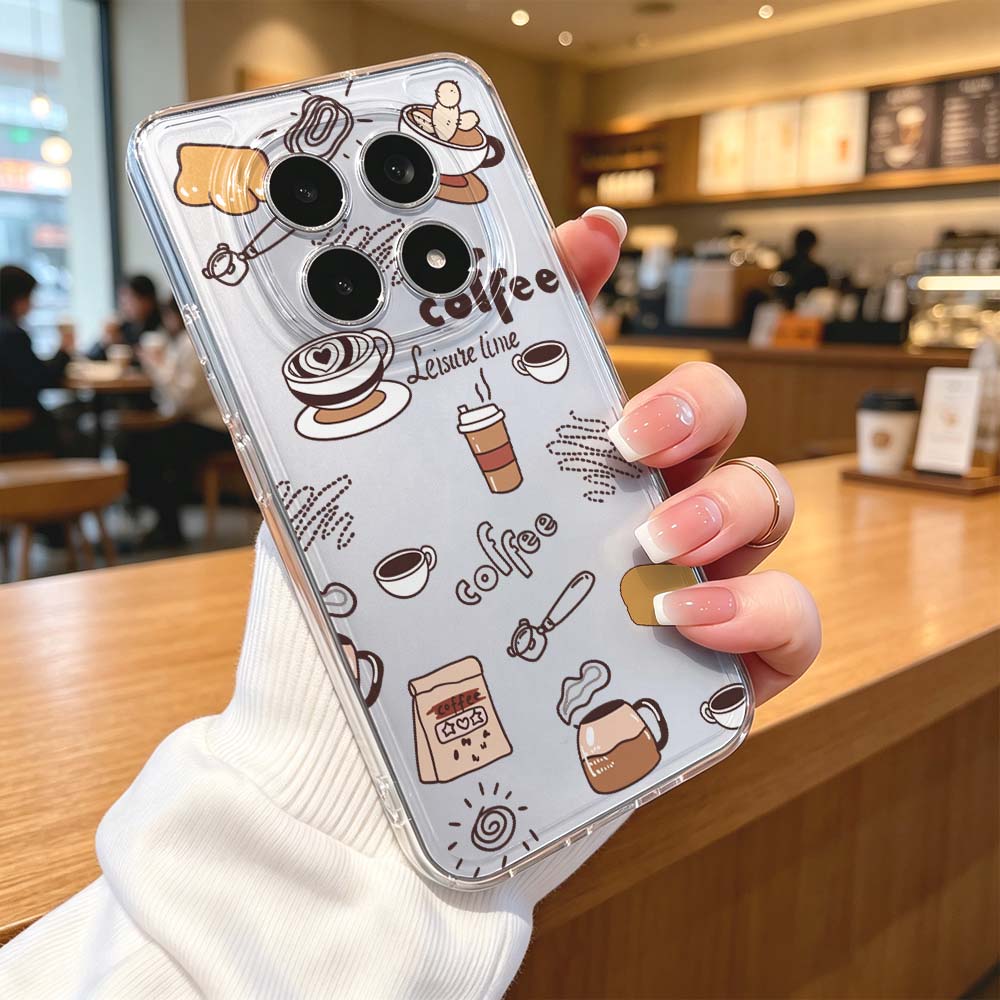 Minimalist Coffee Pattern Phon - đánh giá và giá Phone Cases Xiaomi 15