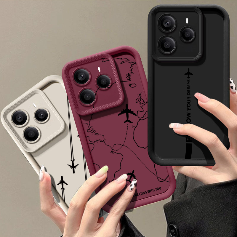 Airplane Route Pattern TPU Pho - đánh giá và giá Phone Cases Xiaomi 15