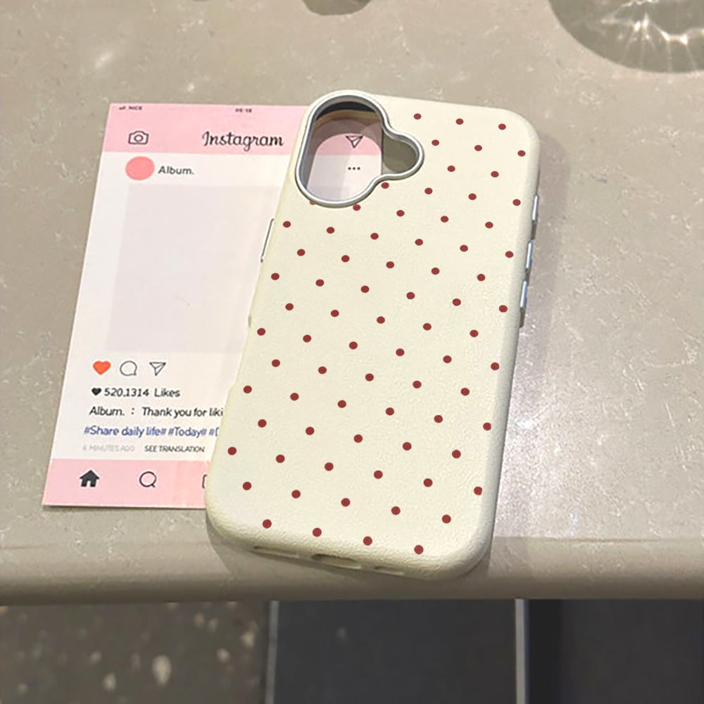 Ins Lovely Polka Dots Phone Ca - đánh giá và giá Phone Cases Xiaomi 15