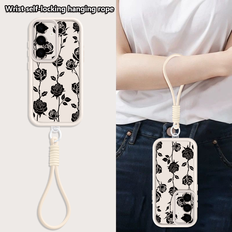 Flower Pattern Lanyard Phone C - đánh giá và giá Phone Cases Galaxy A16 5G